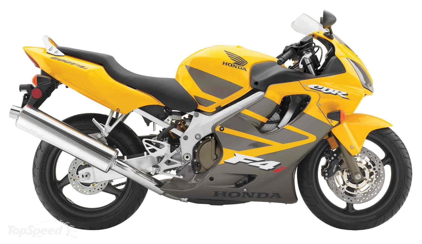A yellow Honda CBR600F4i. The best one to buy used!