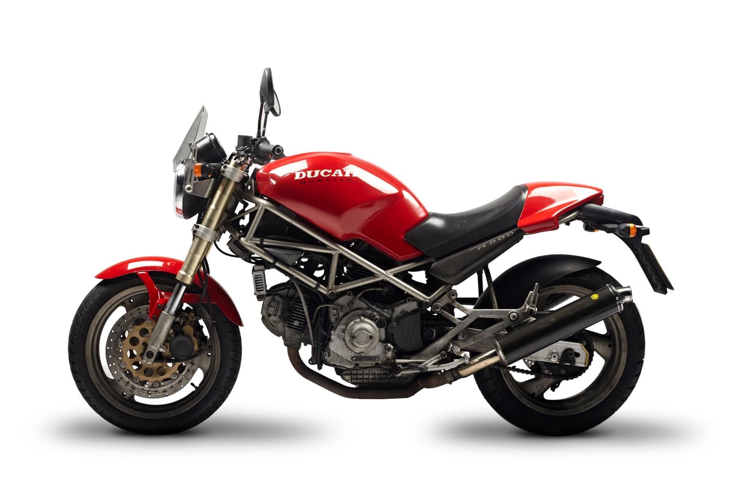 1994 Ducati Monster M900 with gold trellis frame