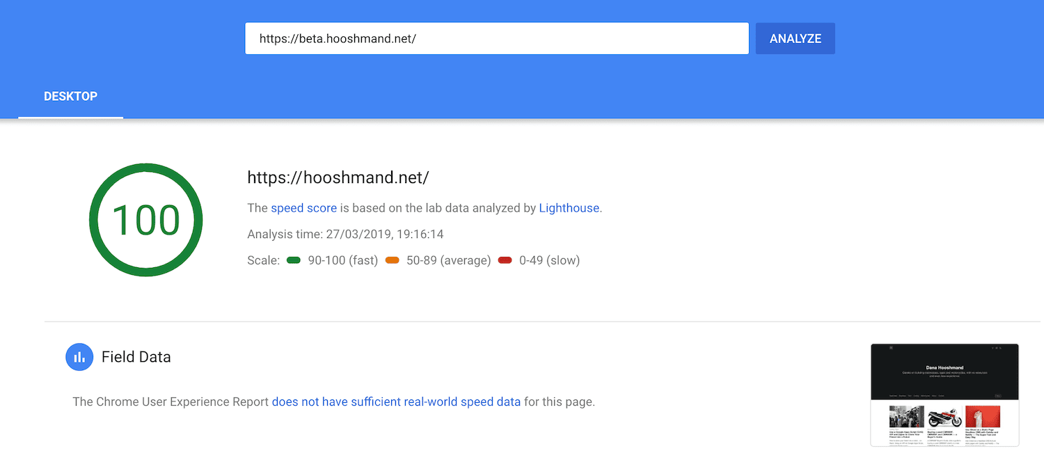Ghost is a very fast blog system - and speed is very important for SEO.