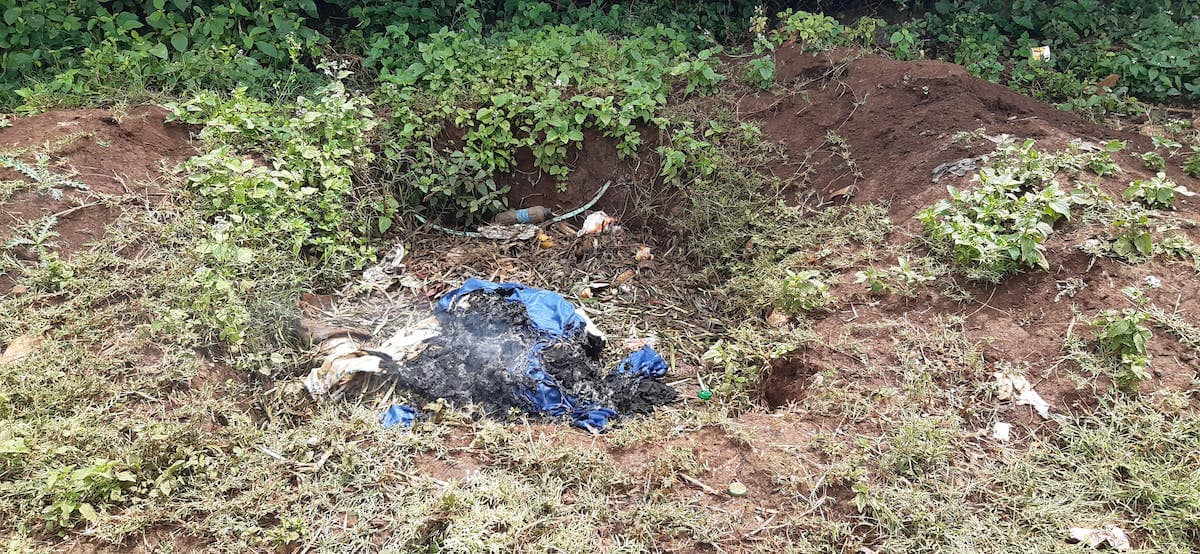 Trash fires in Africa cause pollution