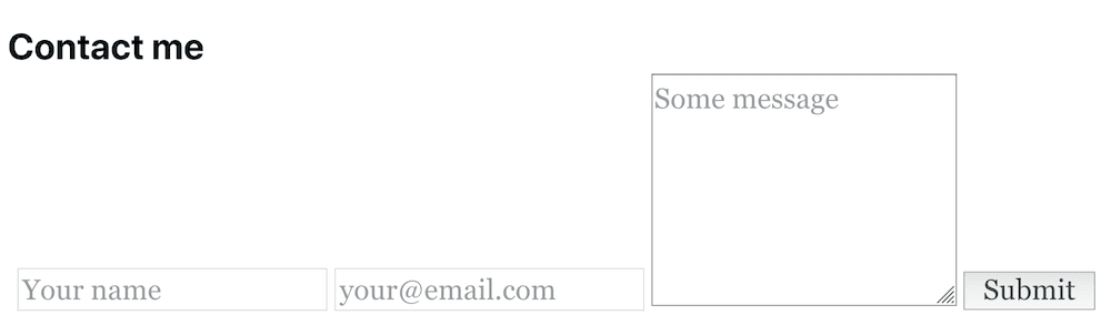 Pure HTML form in Ghost - ugly version