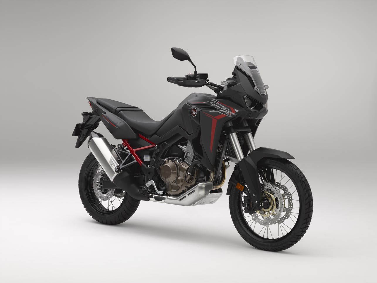 The awesome-looking CRF1100 africa twin in matt black