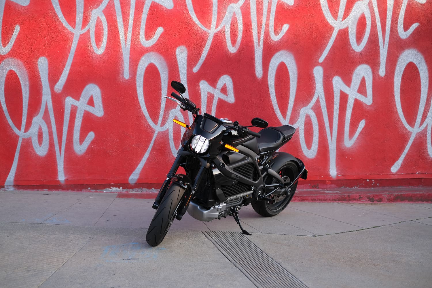 The Harley-Davidson LiveWire in LA