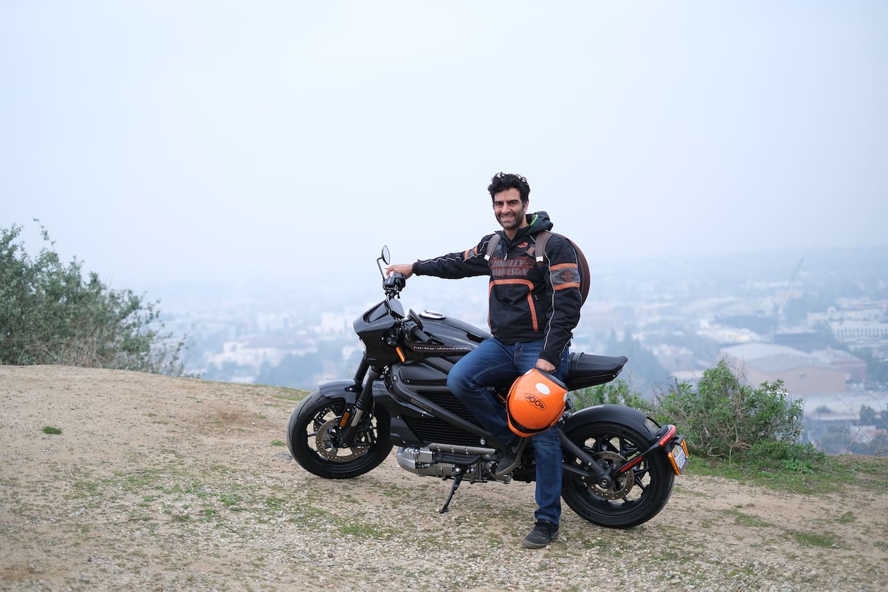 Renting a Harley Davidson LiveWire on Twisted Road