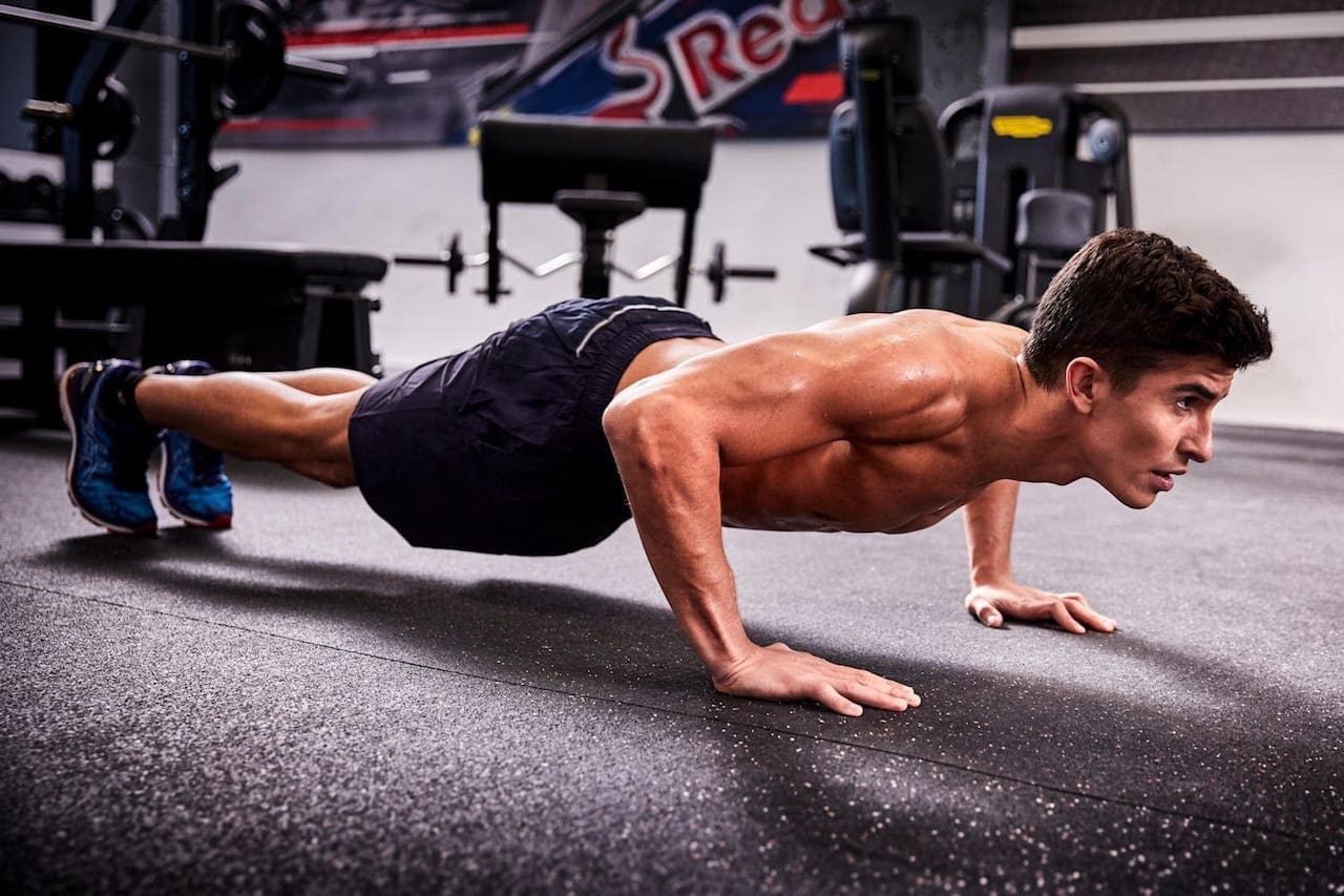 Is motorcycling exercise? Marc marquez trains for MotoGP